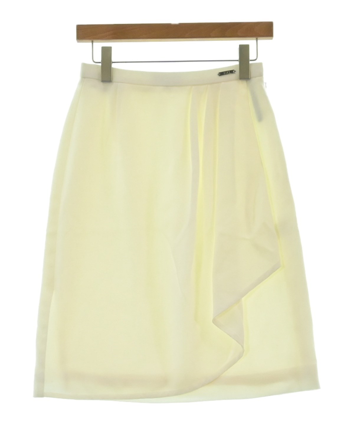 DAKS（ダックス）ひざ丈スカート 白 サイズ:38(S位) レディース