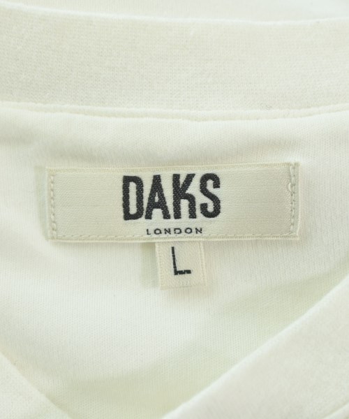 DAKS（ダックス）Tシャツ・カットソー 白 サイズ:L メンズ/2200618010592