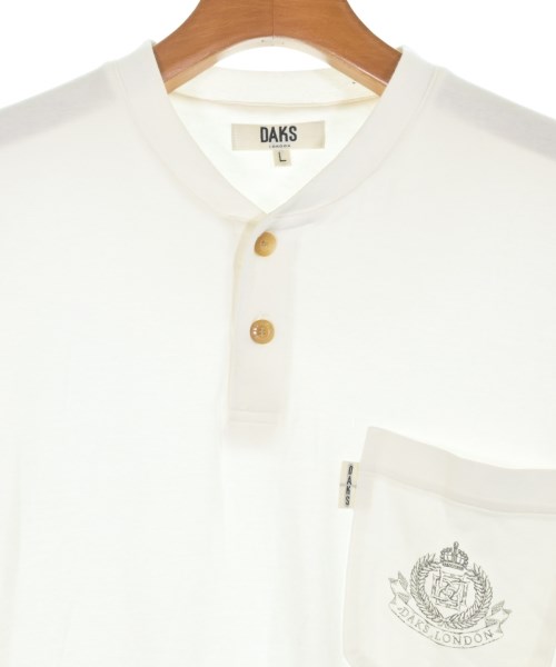 DAKS（ダックス）Tシャツ・カットソー 白 サイズ:L メンズ/2200618010592