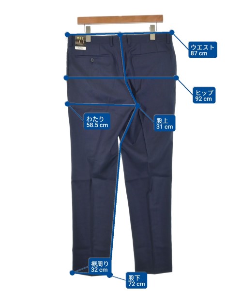 DAKS（ダックス）スラックス 紺 サイズ:88(L位) メンズ/2200631492061