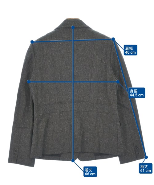 DAKS（ダックス）テーラードジャケット グレー サイズ:42(M位) レディース/2200618029013