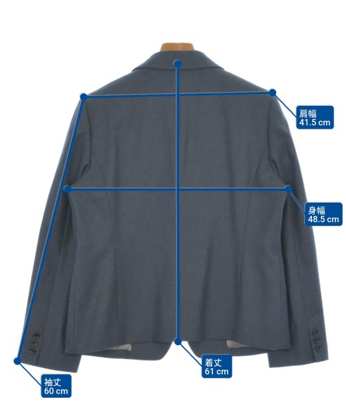 DAKS（ダックス）テーラードジャケット 紺 サイズ:15ABR(XXL位) レディース/2200608584010