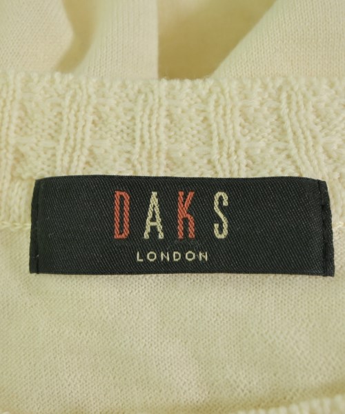 DAKS（ダックス）カーディガン 白 サイズ:44(L位) レディース/2200612297166