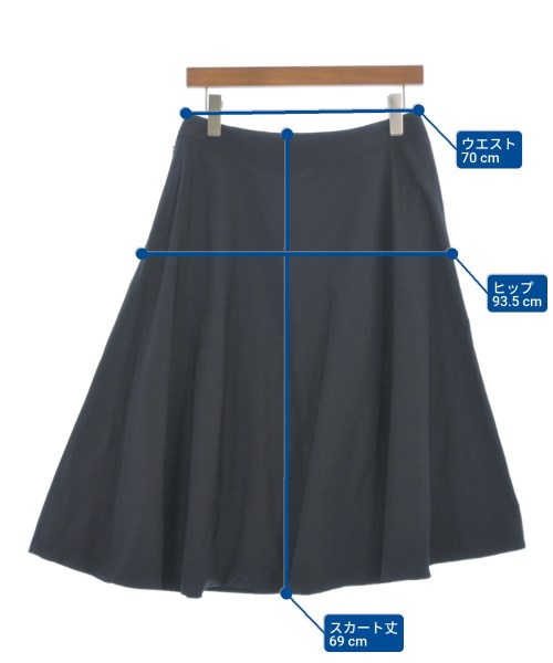 DAKS（ダックス）ひざ丈スカート 紺 サイズ:42(M位) レディース/2200620061100