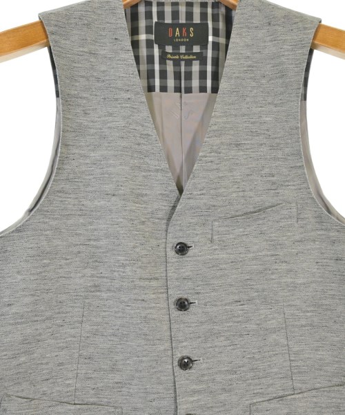 DAKS（ダックス）ベスト グレー サイズ:38(M位) メンズ/2200678415054