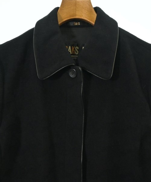 DAKS（ダックス）ステンカラーコート 黒 サイズ:11(L位) レディース/2200703474148