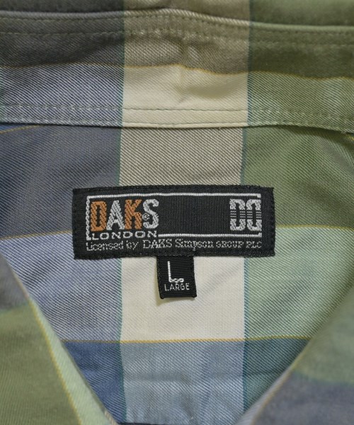DAKS（ダックス）カジュアルシャツ 緑 サイズ:L メンズ/2200659899095