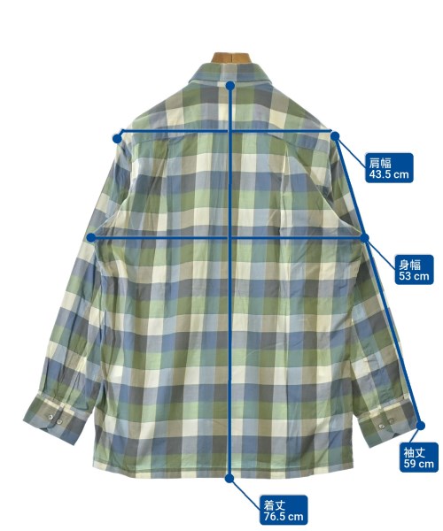 DAKS（ダックス）カジュアルシャツ 緑 サイズ:L メンズ/2200659899095