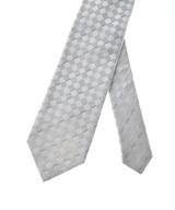 DAKS（ダックス）ネクタイ シルバー サイズ:- メンズ/2200663508099