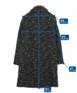 DAKS（ダックス）ステンカラーコート 黒 サイズ:38(S位) レディース/2200716566014