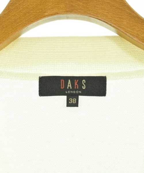 DAKS（ダックス）カーディガン 白 サイズ:38(S位) レディース/2200722001080