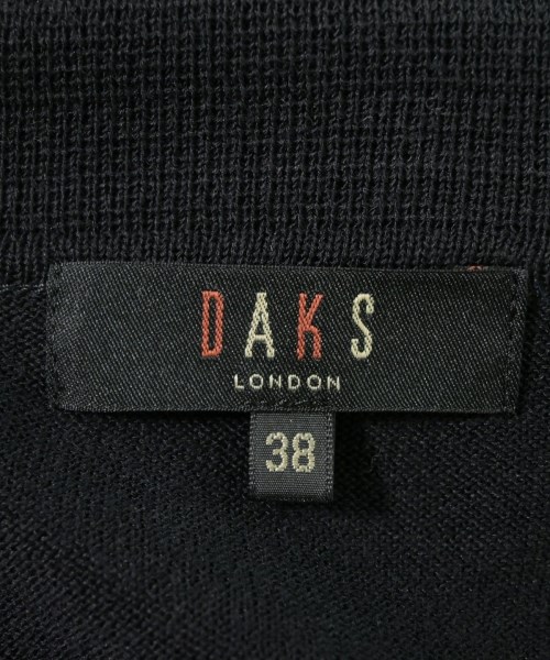 DAKS（ダックス）カーディガン 黒 サイズ:38(S位) レディース/2200721185422