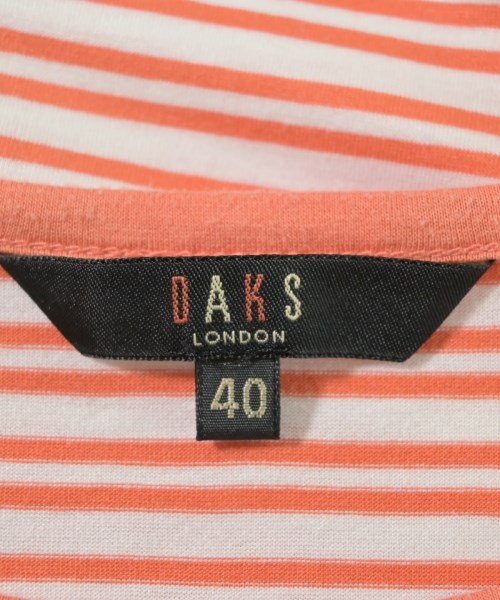 DAKS（ダックス）Tシャツ・カットソー オレンジ サイズ:40(M位) レディース/2200721185439