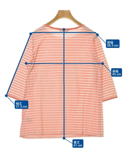 DAKS（ダックス）Tシャツ・カットソー オレンジ サイズ:40(M位) レディース/2200721185439