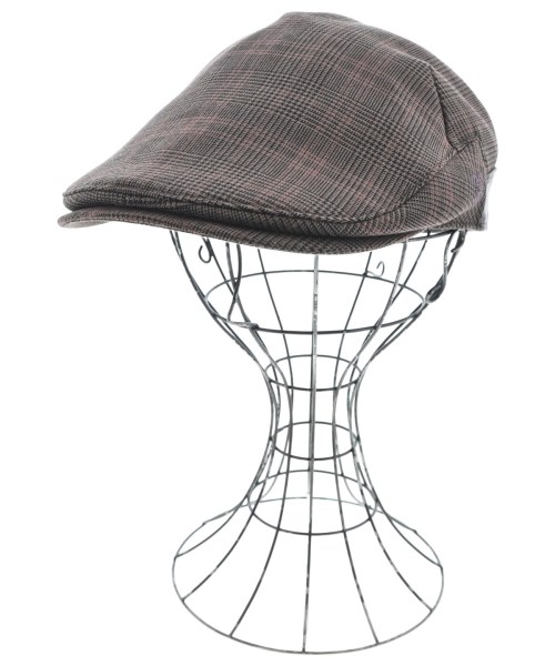 DAKS(ダックス)ハンチング・ベレー帽 茶 サイズ:56.5cm/2200683642186