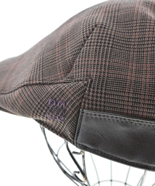 DAKS（ダックス）ハンチング・ベレー帽 茶 サイズ:56.5cm メンズ/2200683642186