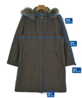 DAKS（ダックス）モッズコート 茶 サイズ:F レディース/2200689071010