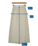 JUNKO KOSHINO（ジュンコ　コシノ）ロング・マキシ丈スカート グレー サイズ:9(M位) レディース/2200612119611