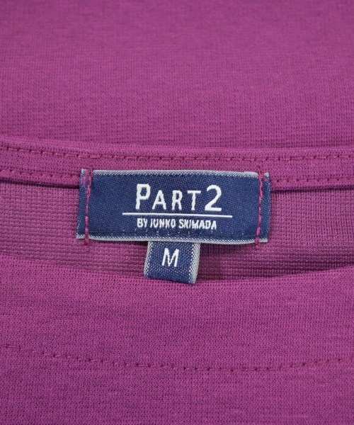 PART2 by JUNKO SHIMADA（ジュンコシマダ　パート２）Tシャツ・カットソー ピンク サイズ:M レディース/2200658809125