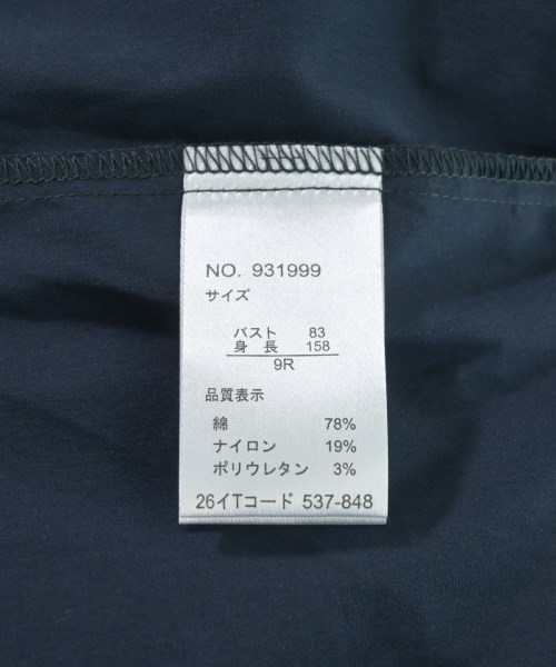 PART2 by JUNKO SHIMADA（ジュンコシマダ　パート２）カジュアルシャツ 紺 サイズ:9(M位) レディース/2200700385119