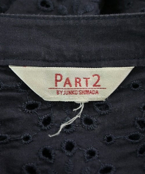 PART2 by JUNKO SHIMADA（ジュンコシマダ　パート２）ブラウス 紺 サイズ:-(L位) レディース/2200671241025