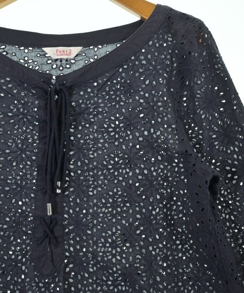 PART2 by JUNKO SHIMADA（ジュンコシマダ　パート２）ブラウス 紺 サイズ:-(L位) レディース/2200671241025