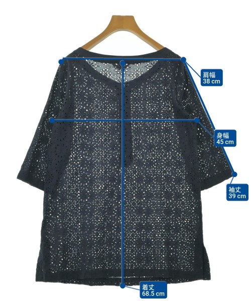 PART2 by JUNKO SHIMADA（ジュンコシマダ　パート２）ブラウス 紺 サイズ:-(L位) レディース/2200671241025