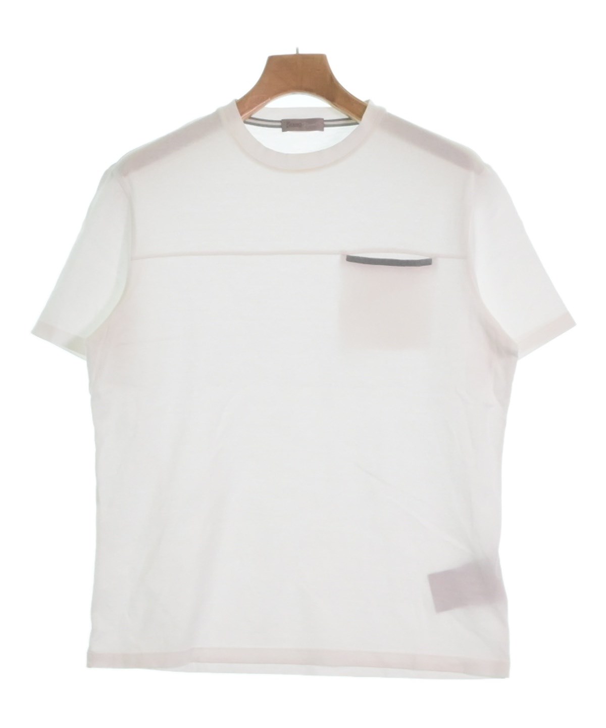冬ギフト  HERNO（ヘルノ）Tシャツ・カットソー メンズ サイズ:48(L位) 白 トップス