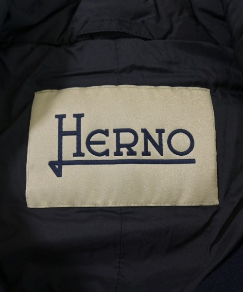HERNO（ヘルノ）ダウンコート 紺 サイズ:42(M位) レディース/2200634692017