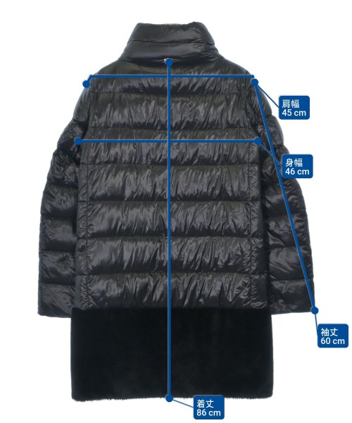 HERNO（ヘルノ）ダウンコート 黒 サイズ:42(M位) レディース/2200636480018