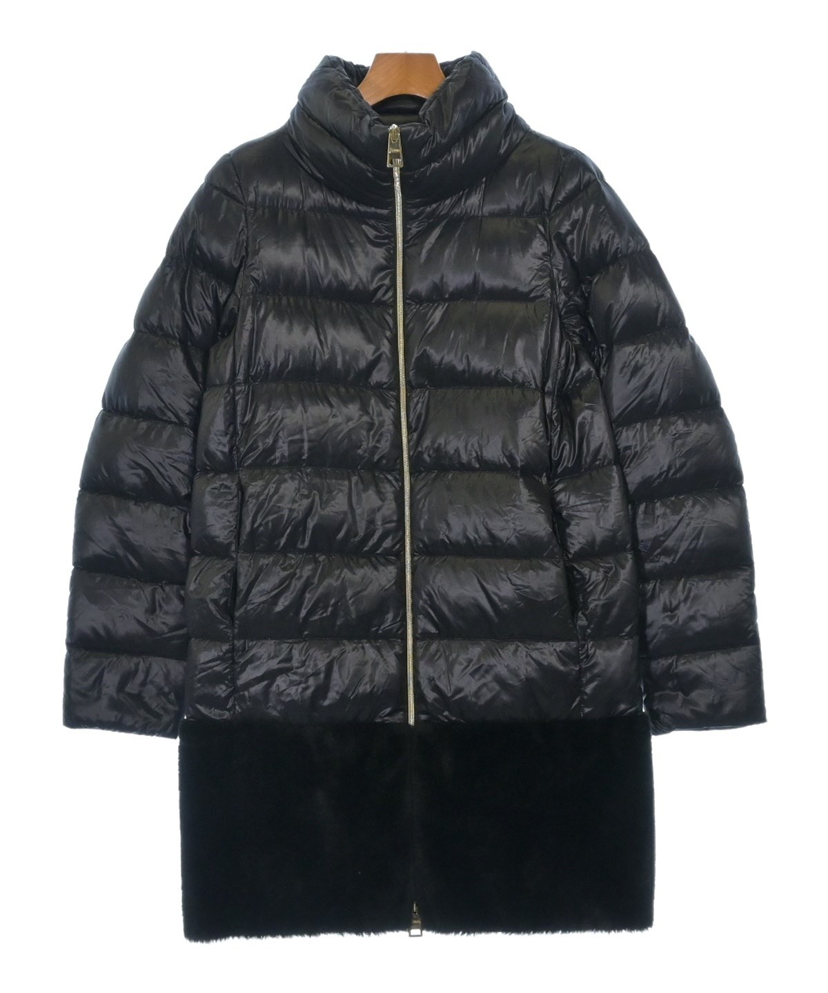 HERNO（ヘルノ）ダウンコート 黒 サイズ:42(M位) レディース