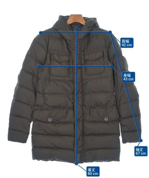 HERNO（ヘルノ）ダウンジャケット/ダウンベスト 茶 サイズ:46(M位) メンズ/2200619268015