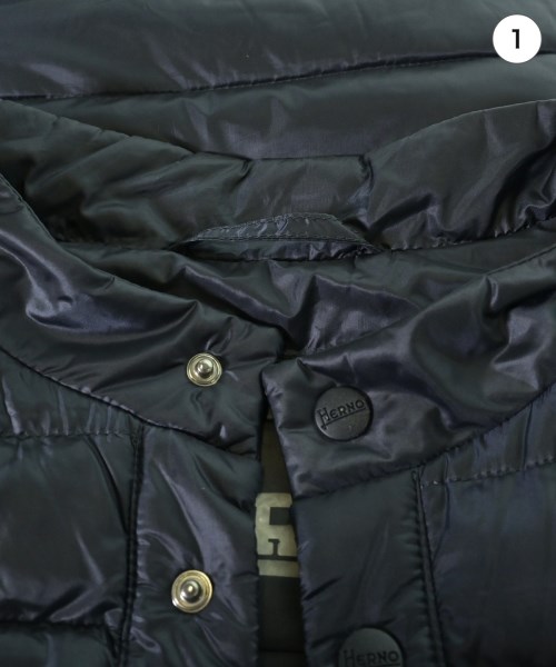 HERNO（ヘルノ）ダウンジャケット/ダウンベスト 紺 サイズ:50(XL位) メンズ/2200639670034