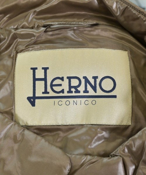 HERNO（ヘルノ）ダウンジャケット/ダウンベスト 茶 サイズ:46(XL位) レディース/2200588263035