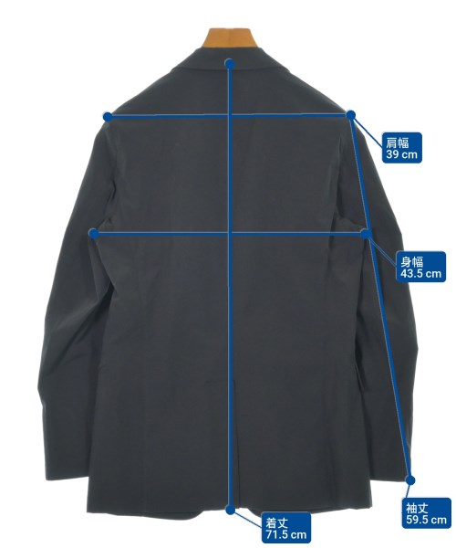 HERNO（ヘルノ）テーラードジャケット 黒 サイズ:44(S位) メンズ/2200631350026