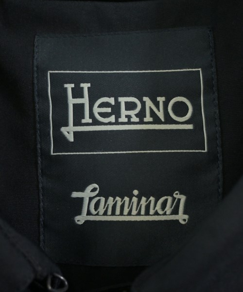 HERNO（ヘルノ）ステンカラーコート 紺 サイズ:50(XL位) メンズ/2200625363018