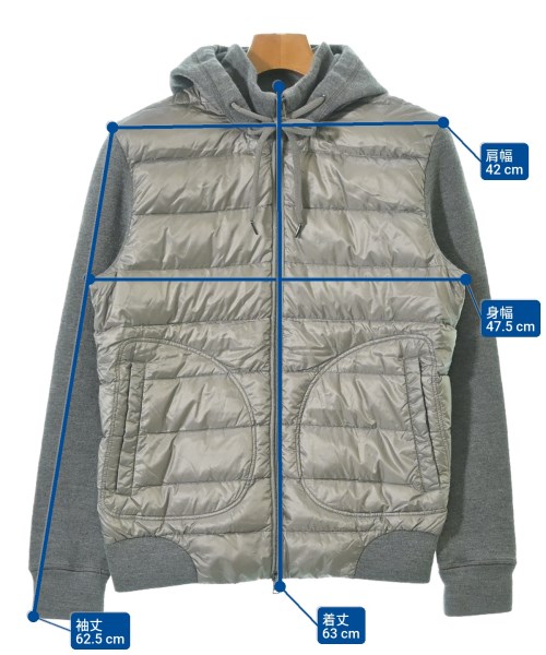 HERNO（ヘルノ）ダウンジャケット/ダウンベスト グレー サイズ:48(L位) メンズ/2200640119027