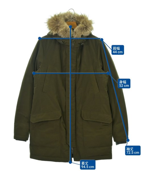 HERNO（ヘルノ）ダウンコート カーキ サイズ:46(M位) メンズ/2200640561048