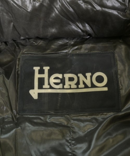 HERNO（ヘルノ）ダウンコート カーキ サイズ:42(M位) レディース/2200631826019