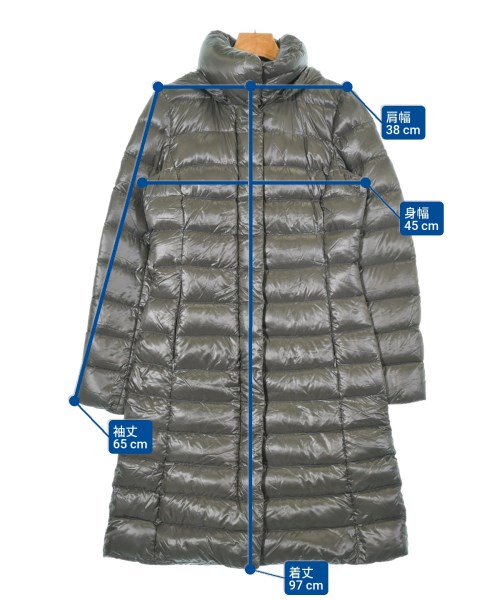 HERNO（ヘルノ）ダウンコート カーキ サイズ:42(M位) レディース/2200631826019