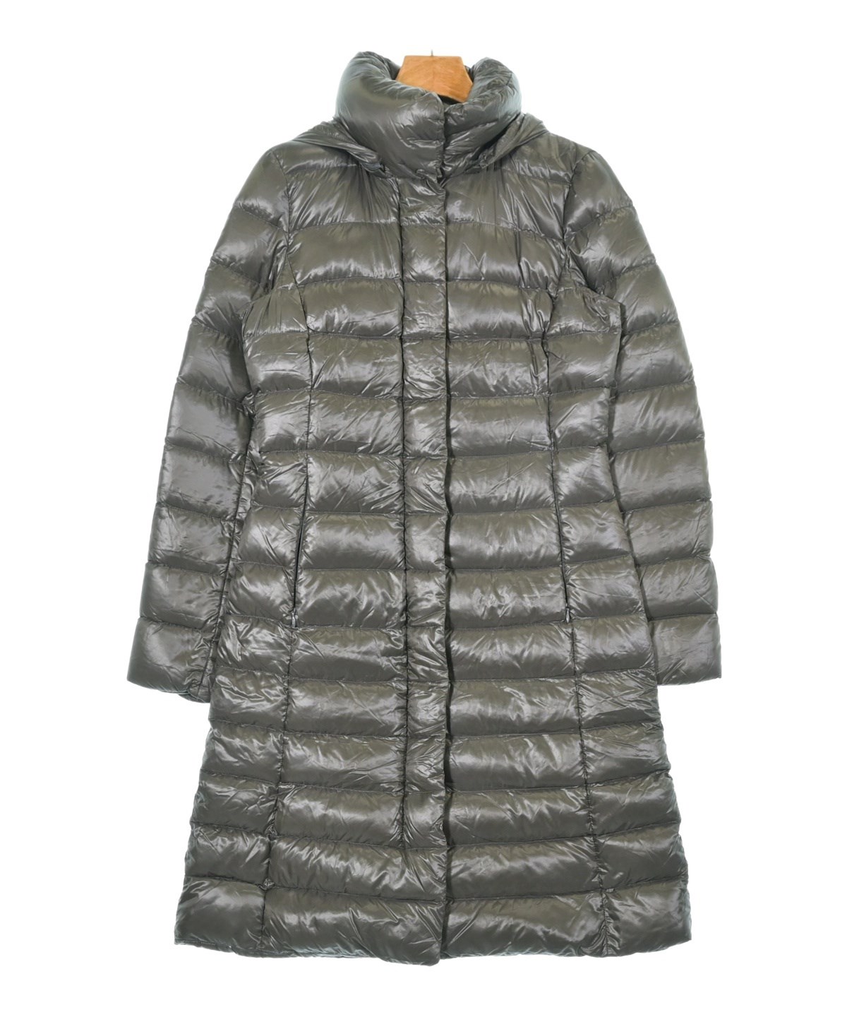 美品✨HERNO 切り替えダウンコート　グレー　42 セール】 HERNO コンビフードダウンコート （その他アウター