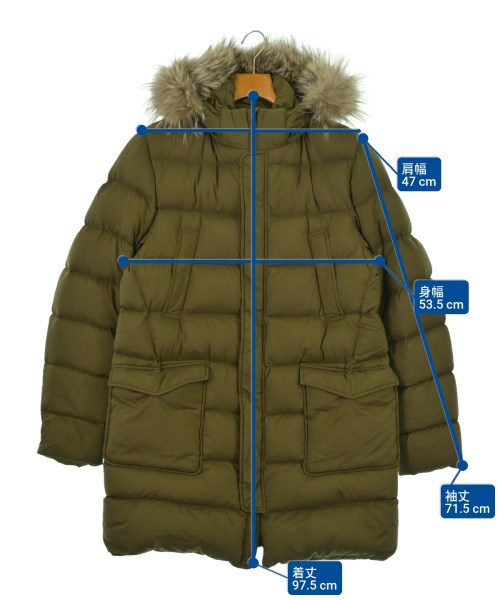 HERNO（ヘルノ）ダウンジャケット/ダウンベスト カーキ サイズ:48(L位) メンズ/2200643219090