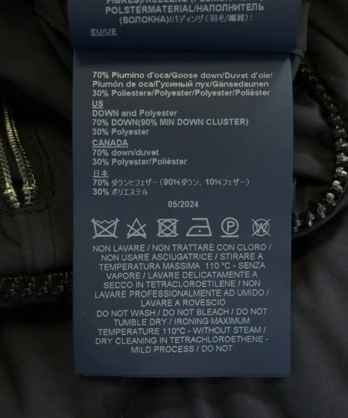 HERNO（ヘルノ）ダウンジャケット/ダウンベスト 黒 サイズ:46(M位) メンズ/2200644410021