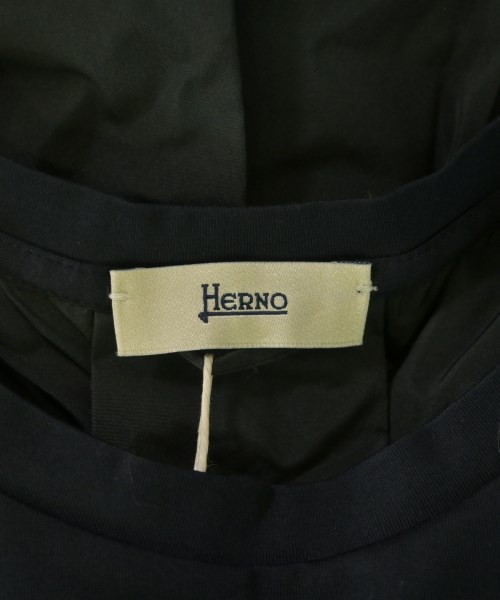 HERNO（ヘルノ）Tシャツ・カットソー 黒 サイズ:40(M位) レディース/2200620393355