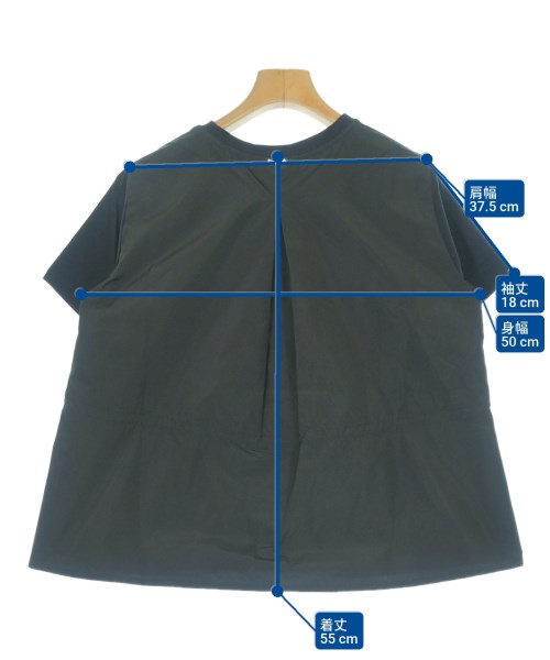 HERNO（ヘルノ）Tシャツ・カットソー 黒 サイズ:40(M位) レディース/2200620393355