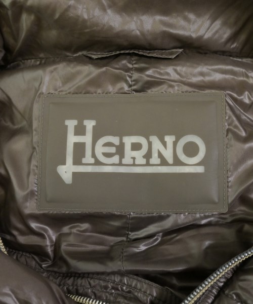 HERNO（ヘルノ）ダウンジャケット/ダウンベスト 茶 サイズ:42(M位) レディース/2200619948122