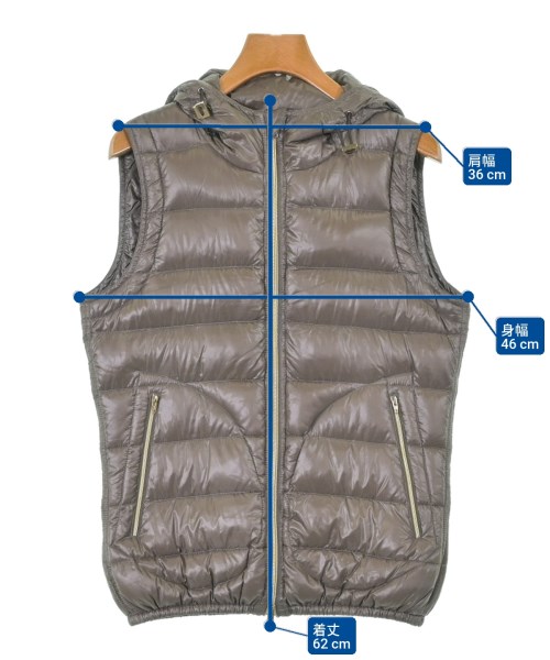 HERNO（ヘルノ）ダウンジャケット/ダウンベスト 茶 サイズ:42(M位) レディース/2200619948122