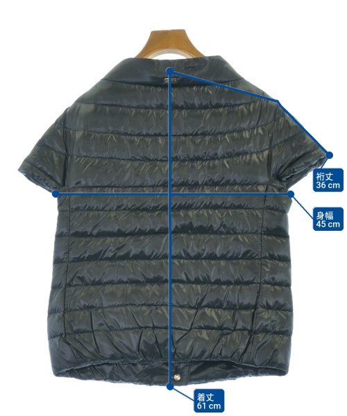 HERNO（ヘルノ）ダウンジャケット/ダウンベスト 紺 サイズ:40(S位) レディース/2200626369026