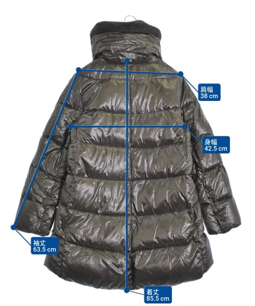 HERNO（ヘルノ）ダウンコート 茶 サイズ:42(M位) レディース/2200617810049