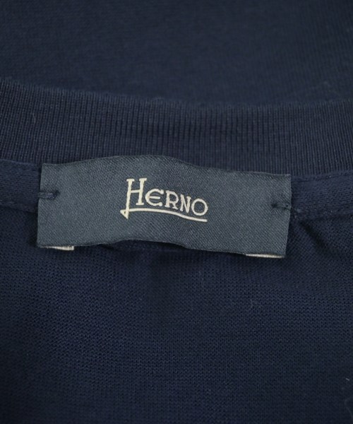 HERNO（ヘルノ）Tシャツ・カットソー 紺 サイズ:50(XL位) メンズ/2200606964197